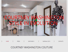 Tablet Screenshot of courtneywashingtonstore.com